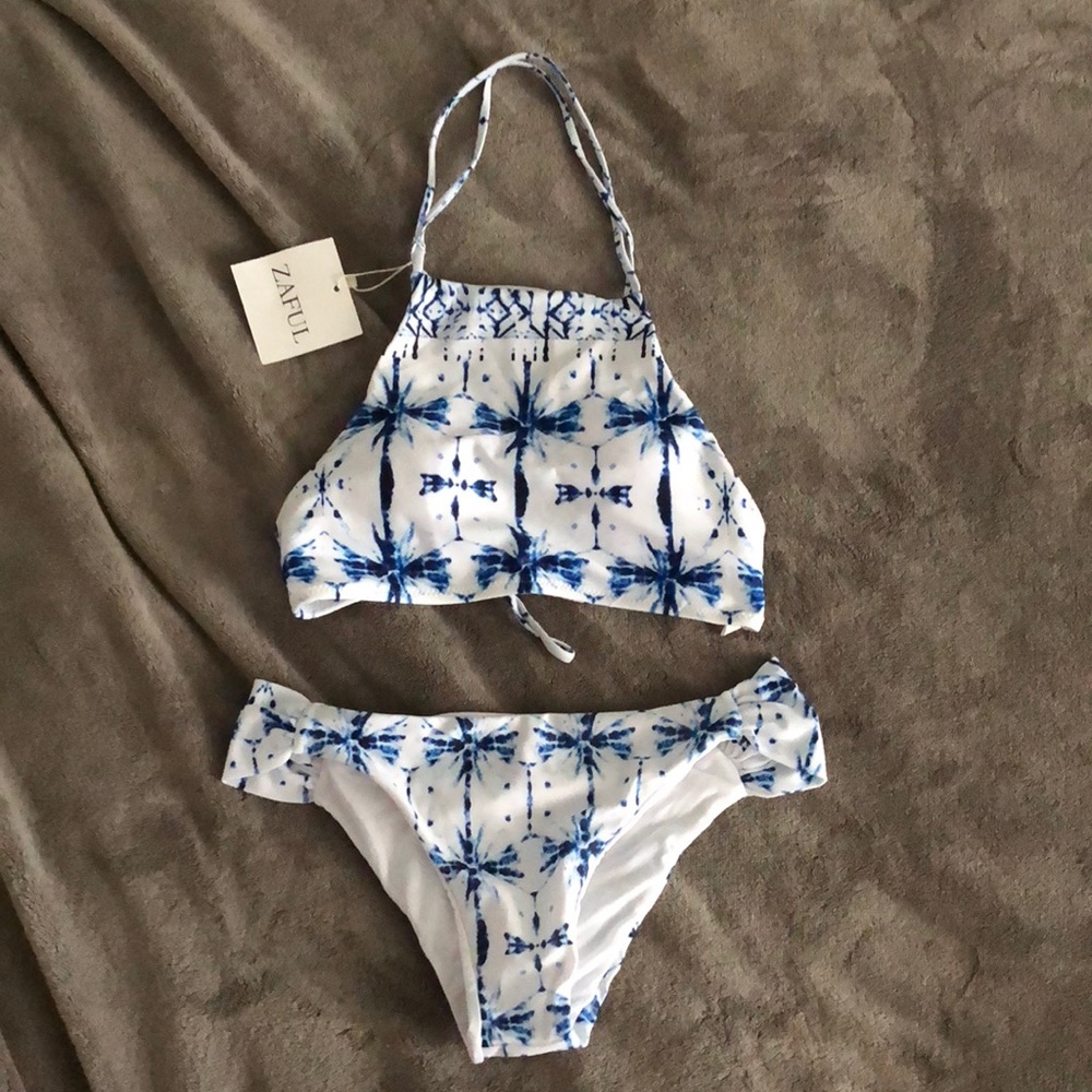 Zaful High Neck Swimsuit Bikini